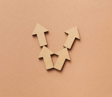 Four arrows branching outward from one point, symbolizing how the same conduct can be unfair or deceptive under Chapter 93A depending on the situation